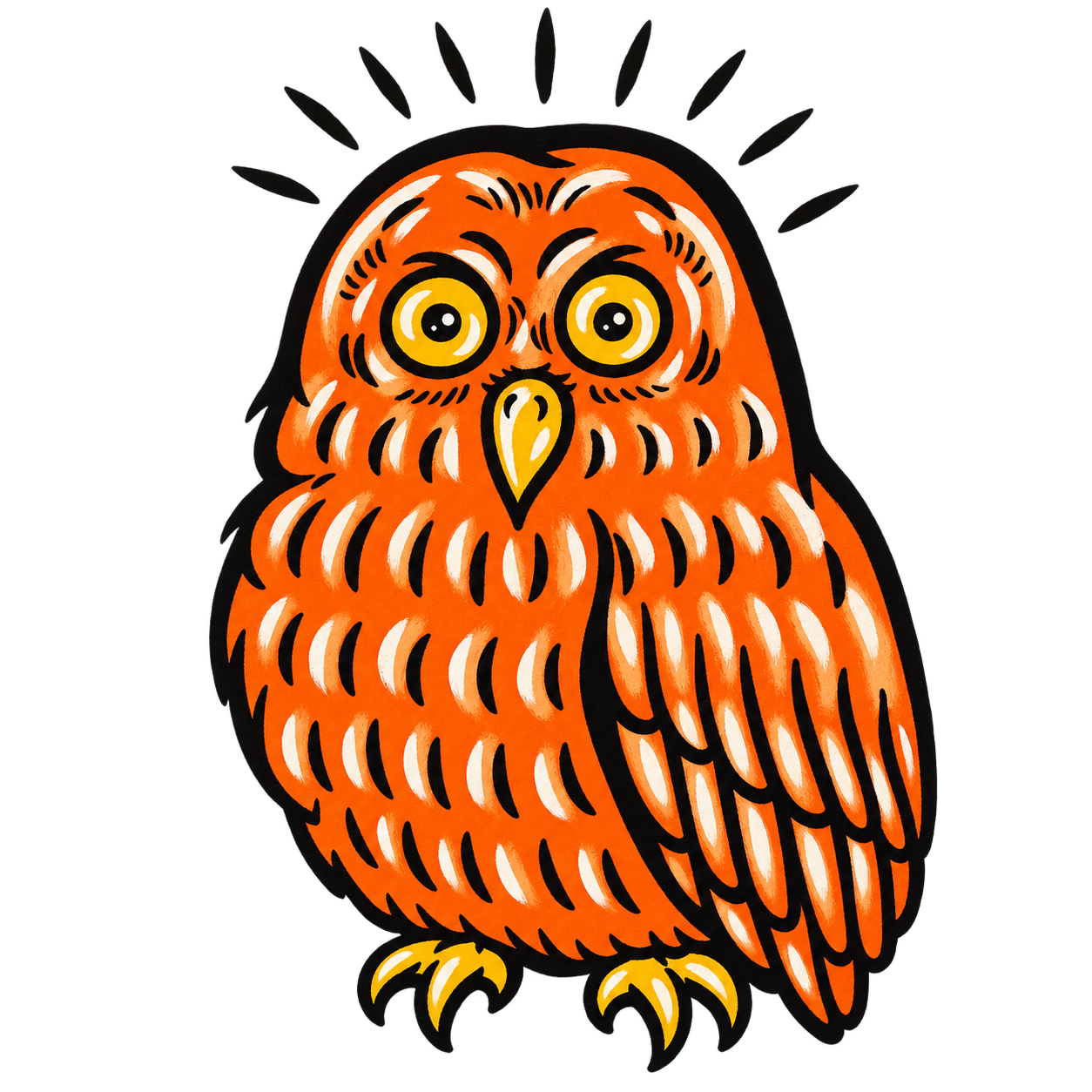 Cargo’s orange morepork owl